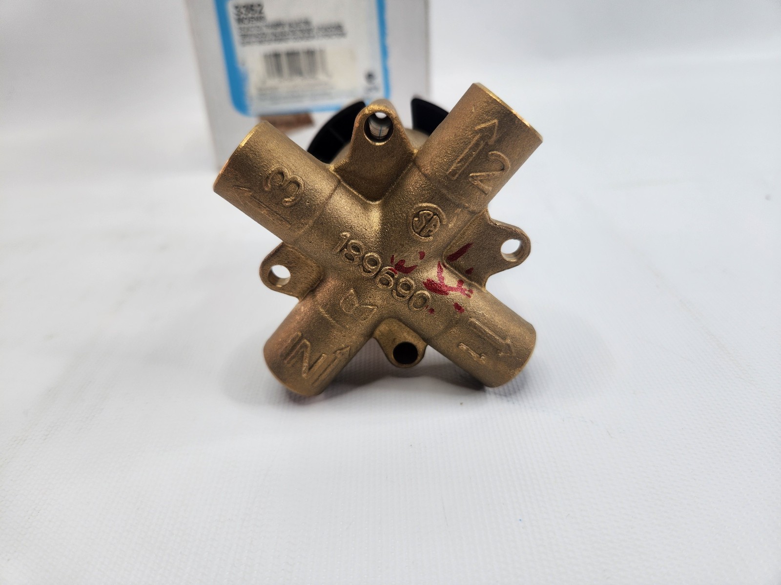 Moen Brass Transfer Valve with 1/2-Inch CC Connection, 3362 – Brand New