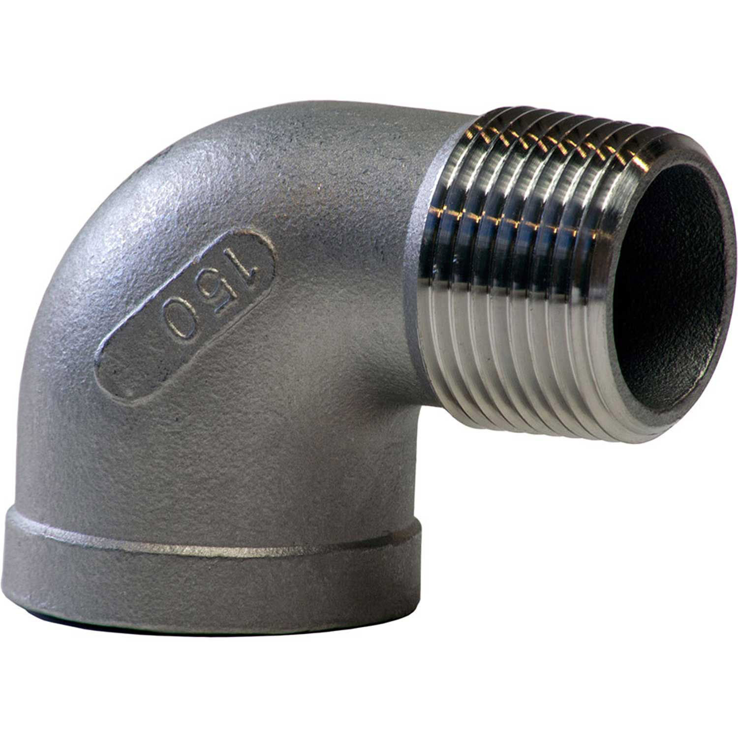 1″ 90 Degree Street Elbow 304 Stainless Steel MNPT X FNPT Class 150 300 PSI
