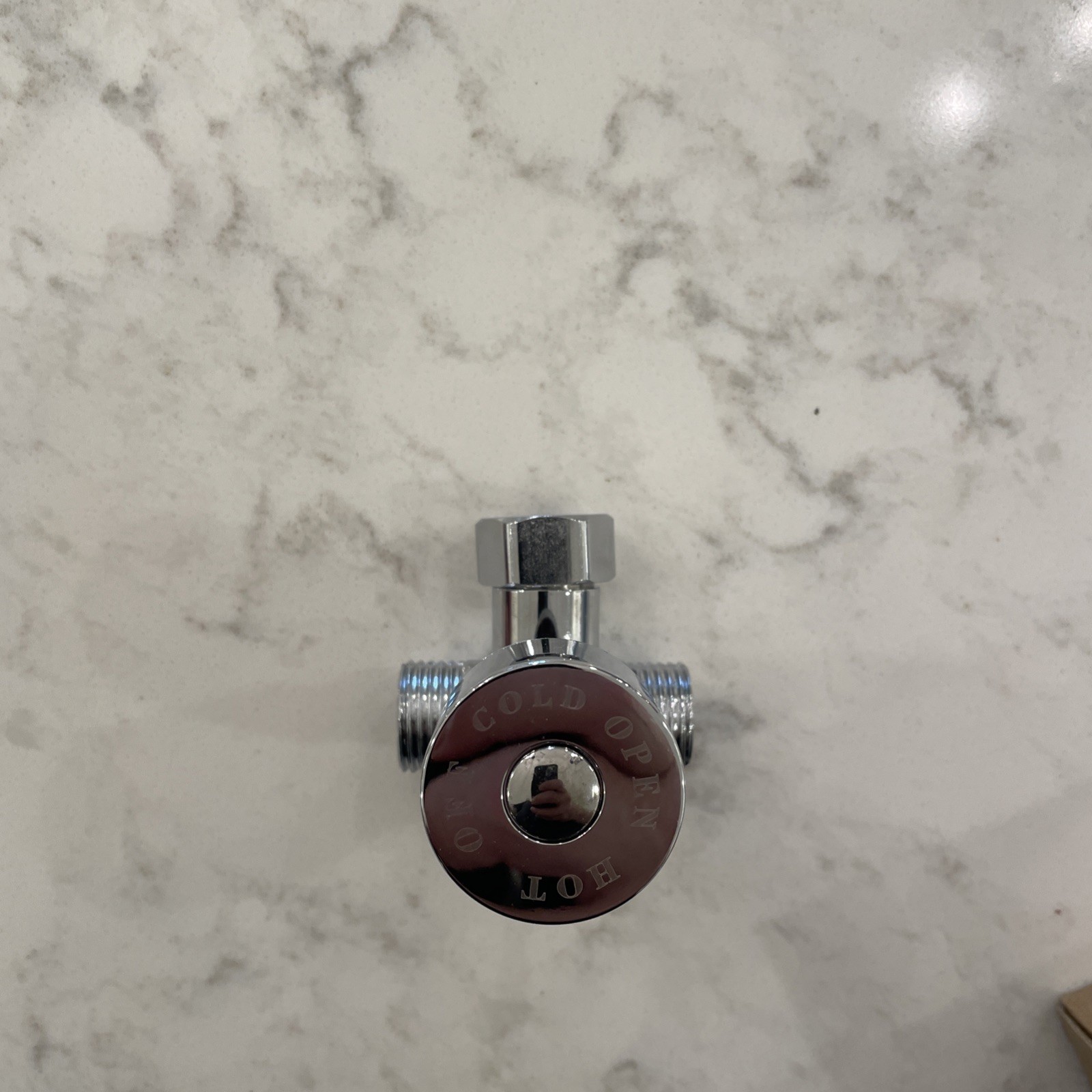 Manual Thermostatic Mixing Valve MIX-60-A Polished Chrome for commercial faucet
