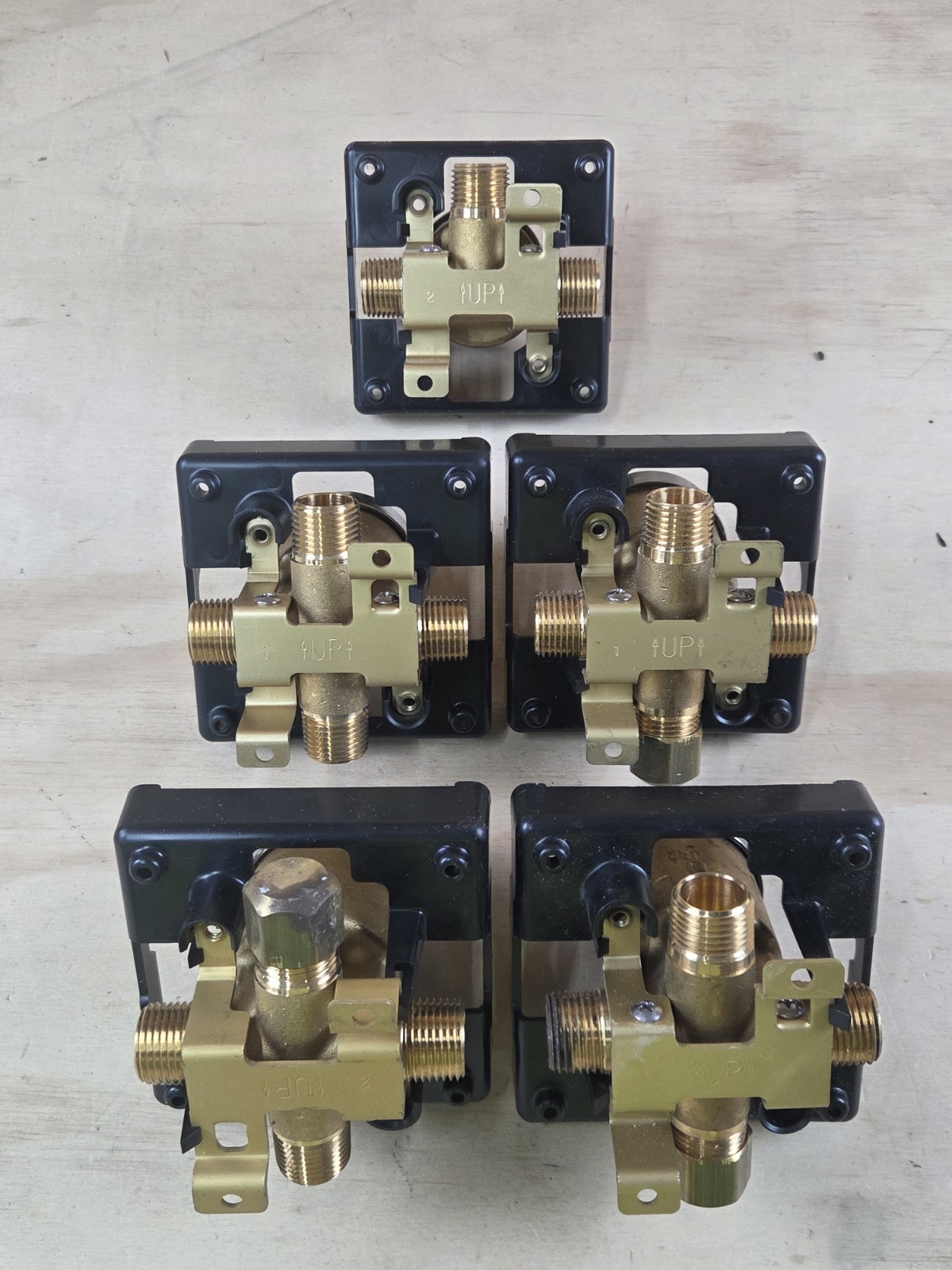 5X Delta Universal Rough In Valve Multichoice 1-Shower, 4 Tub and Shower
