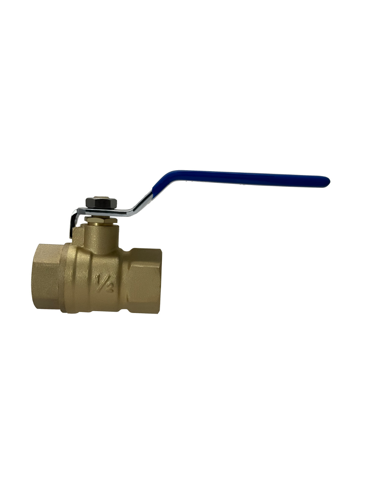 1) 1/2″ FEMALE NPT THREADED LEAD FREE BRASS BALL VALVE FULL PORT 600 WOG