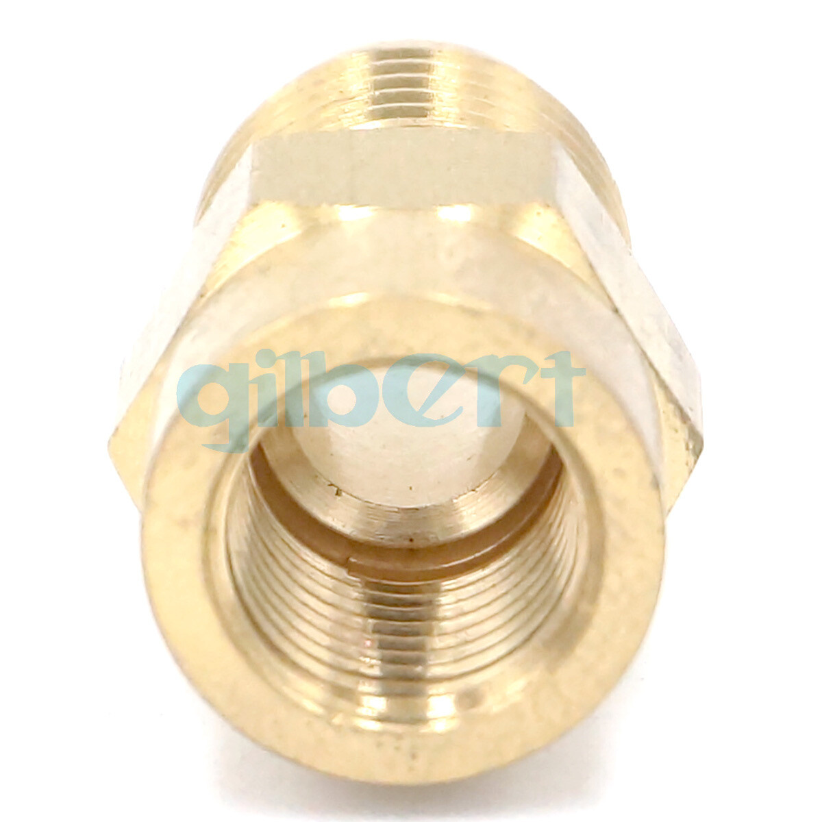 Fit 5/16″ Tube Flare Male 1/2″-20 UNF x1/8″ NPT Female Brass SAE 45° Connector