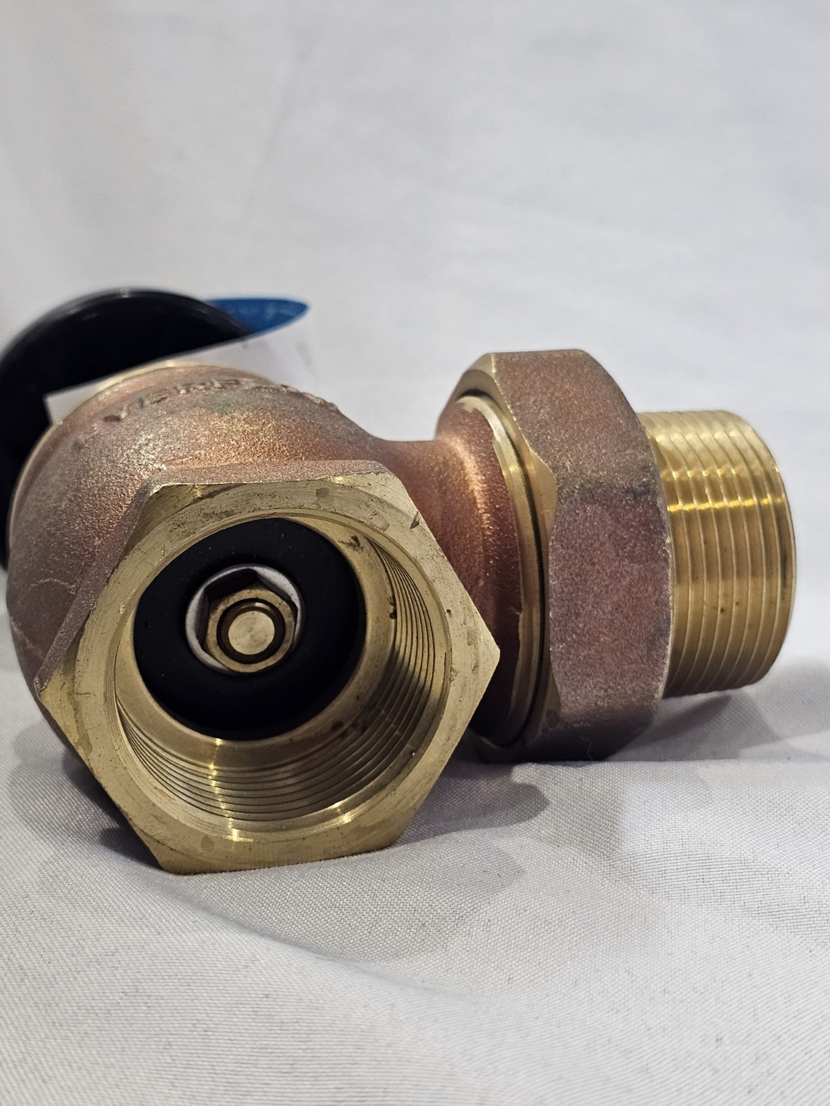 Everflow 48142: 1-1/4″ Angle Steam Radiator Valve With Turn Handle🔺️NO BOX