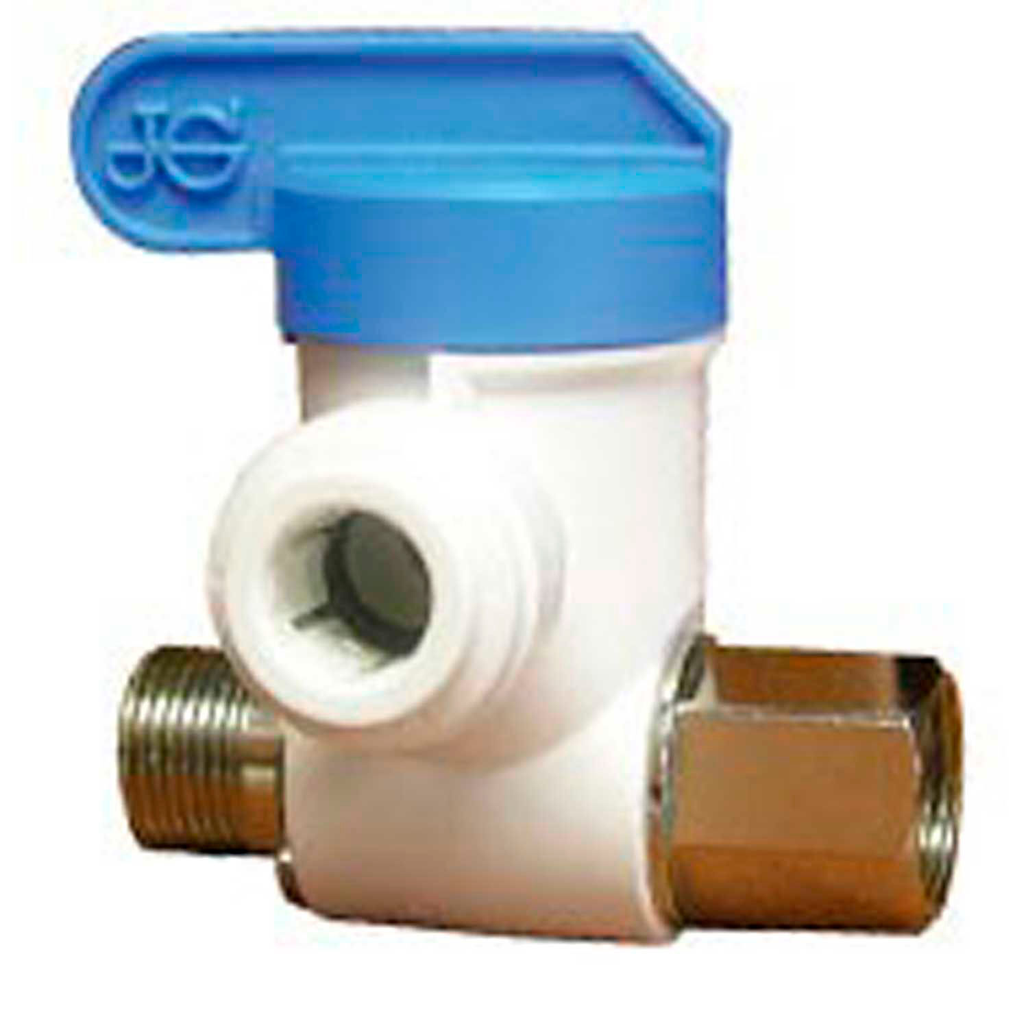 3/8” Polypropylene Angle Stop Push-Fit Adapter Valve