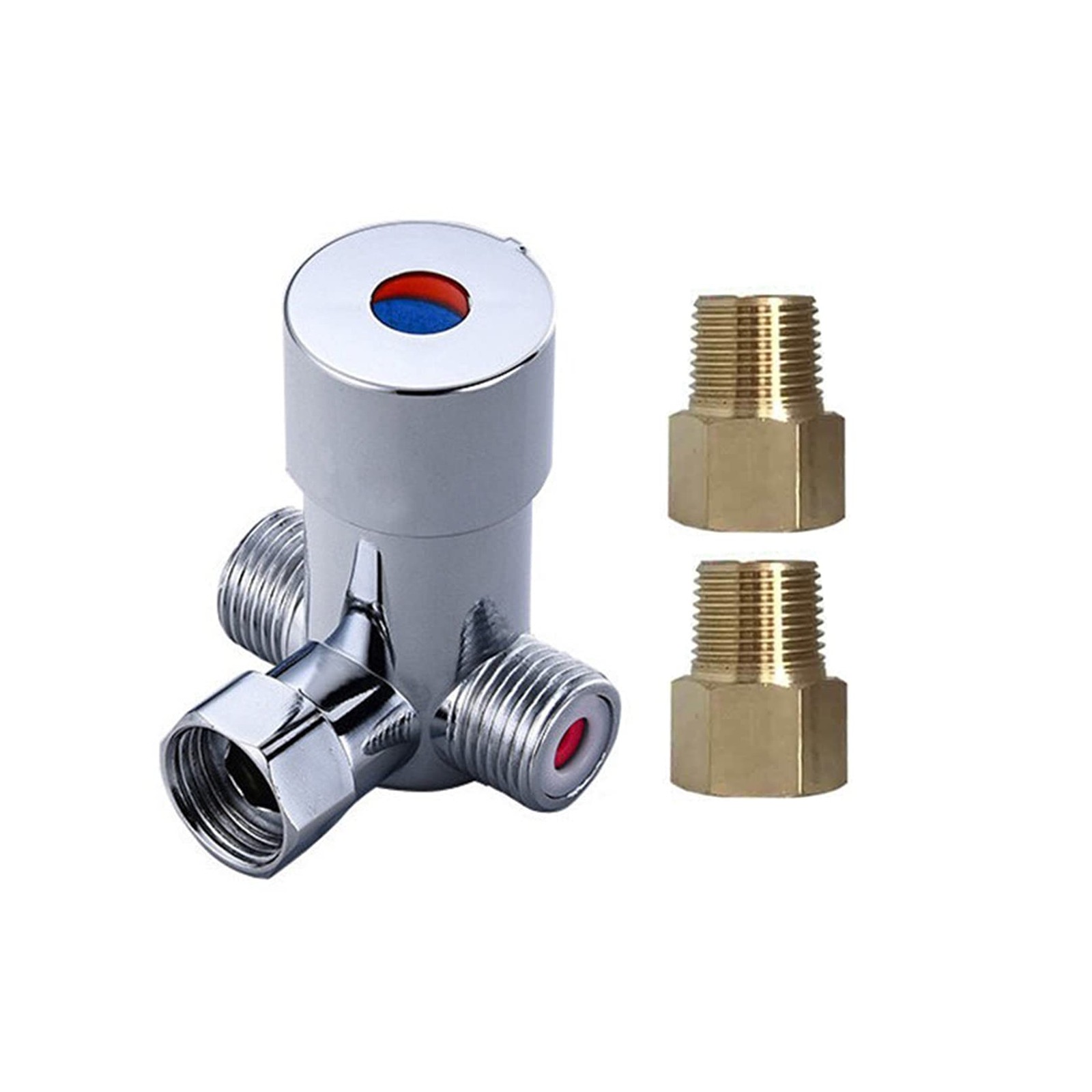 G1/2 Water Temperature Mixing Valve for Automatic Sensor Faucet,With 1/2NPT M…