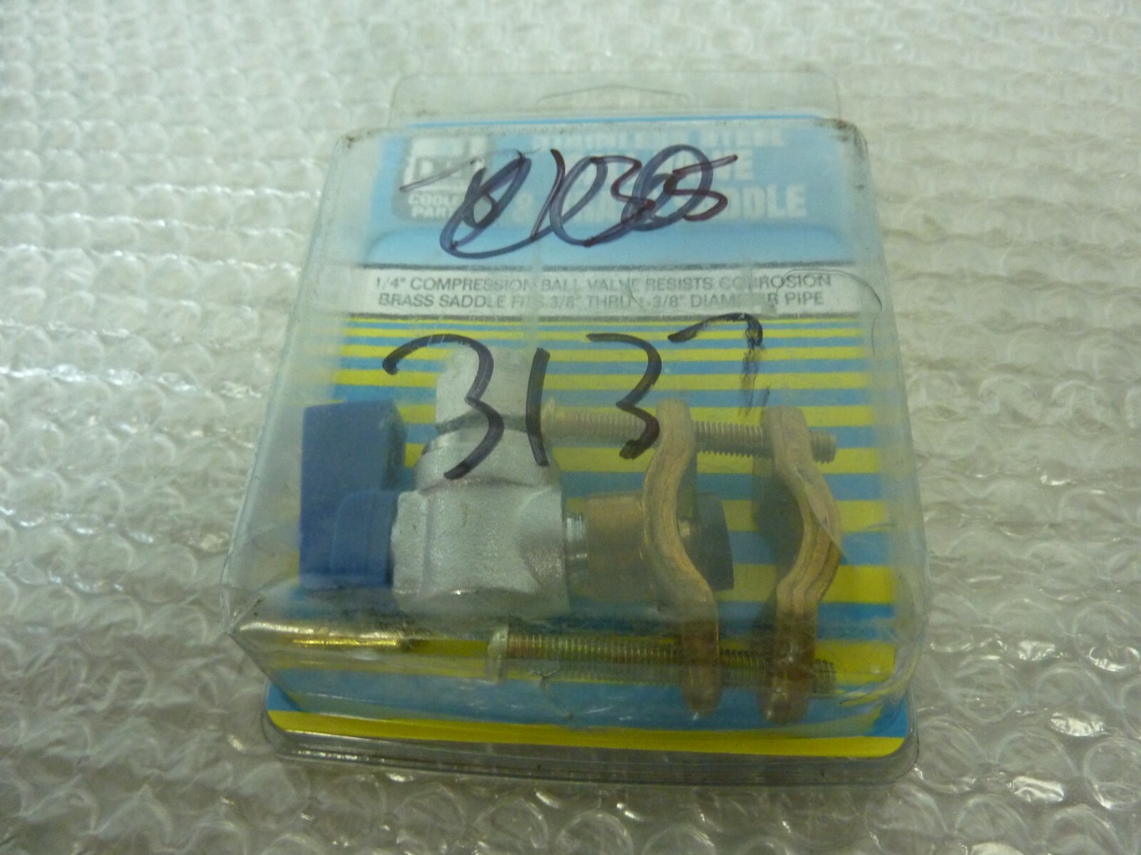 Dial 9446 Heavy-Duty Durable Stainless Steel Ball Valve Brass Saddle (23199)
