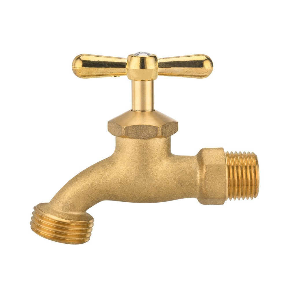 EFIELD Outdoor Garden Hose Faucet /Valve 1/2″ Male NPT×3/4″ Male GHT Threaded