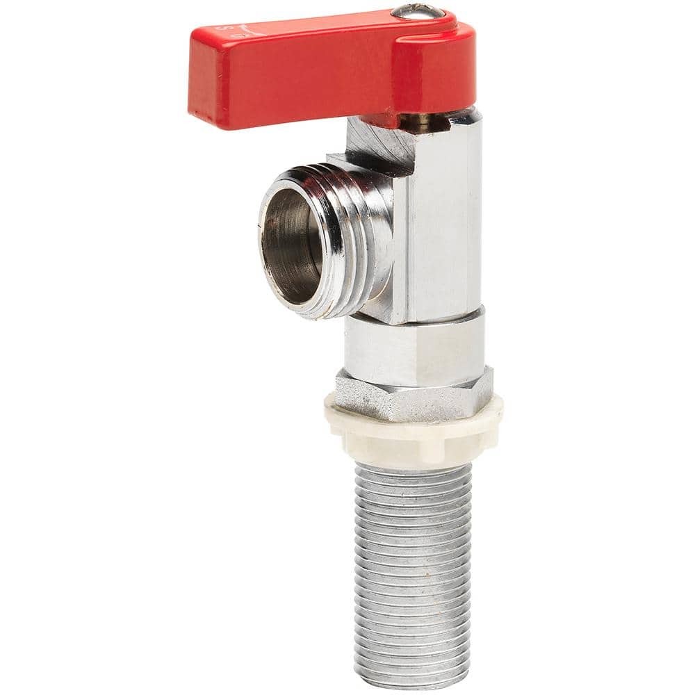 Everbilt 1/2 in. MIP/SWT x 3/4 in. MHT Brass Washing Machine Valve for Hot Water
