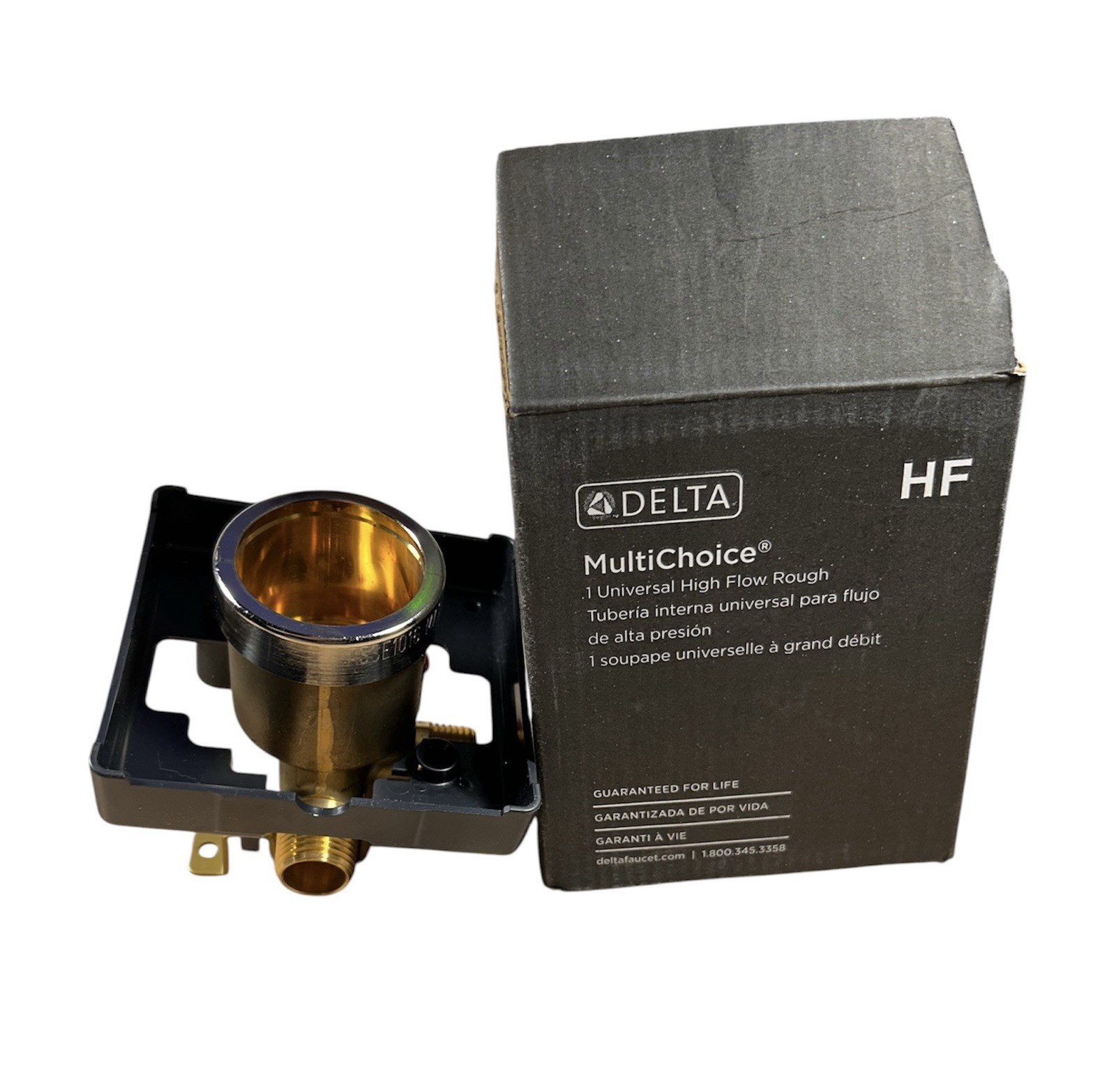Delta Multi Choice Universal High Flow Shower Only Rough R10000-UNBXHF