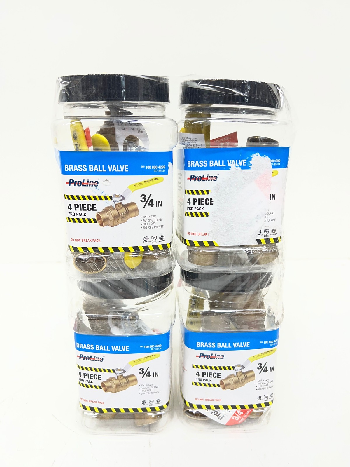 ProLine 3/4 in. Brass SWT Full Port Ball Valve (16-Pack)