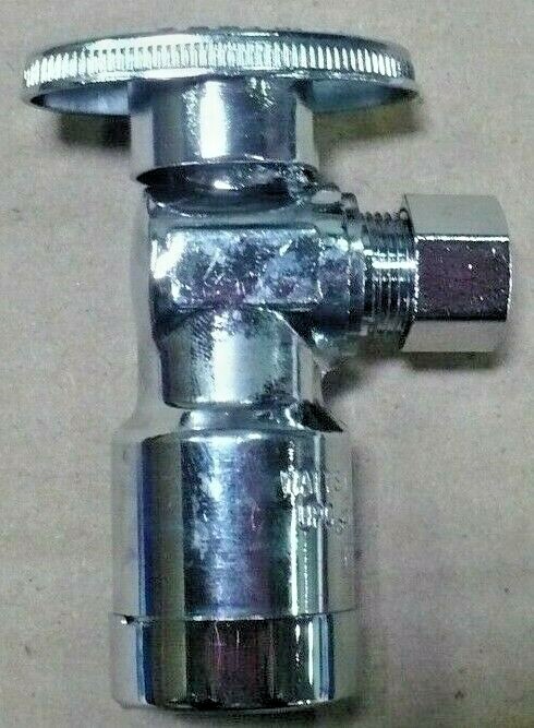 Watts Quick-connect 1/4 Turn Angle Stop 1/2″ Cts X 3/8″ Od QC89A