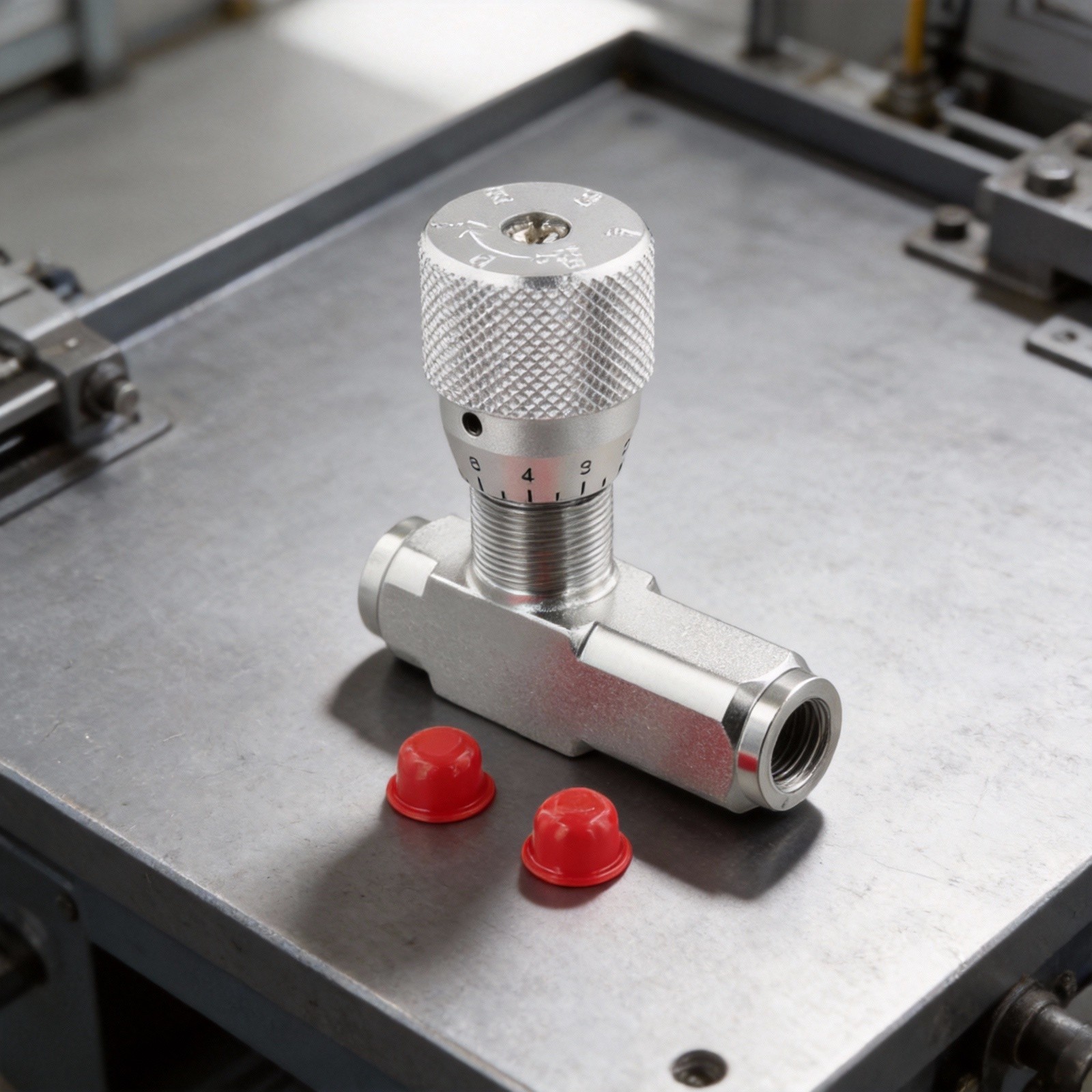 Hydraulic Flow Control Valve One Way Joint for Fluids Air Gases and Oils