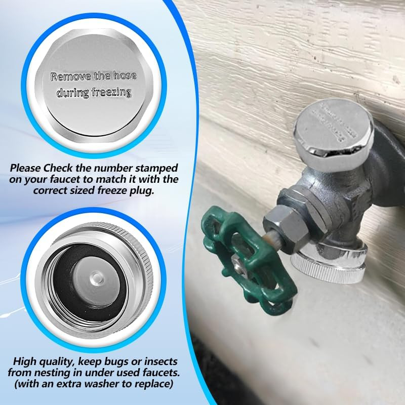 2pc Vacuum Breaker Repair Kit Fine Thread ASSE 1019-A Anti Siphon Faucet Valve 2