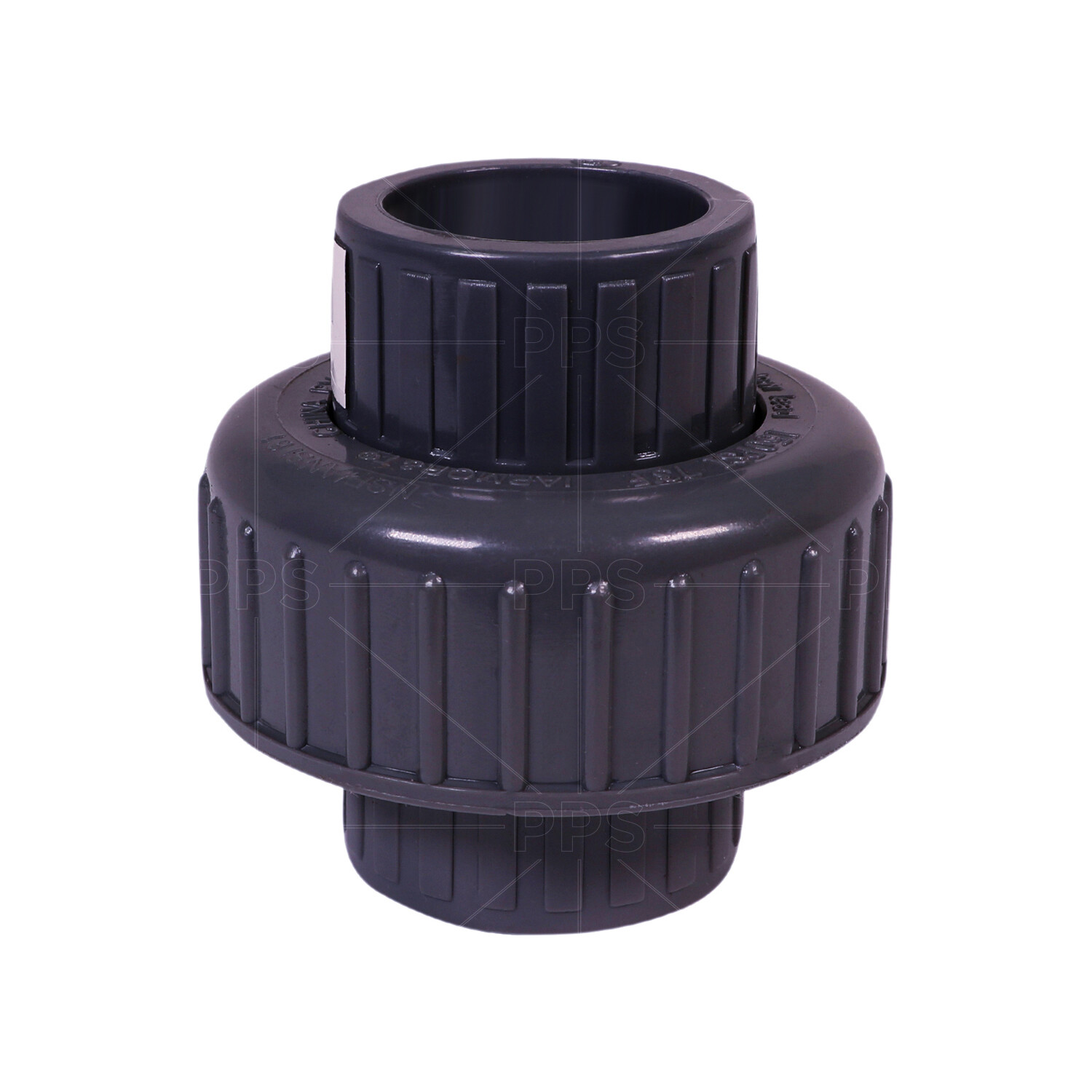 Midline Valve PVC Union Coupling Pipe Fitting 1/2”-2” Solvent Connection Grey