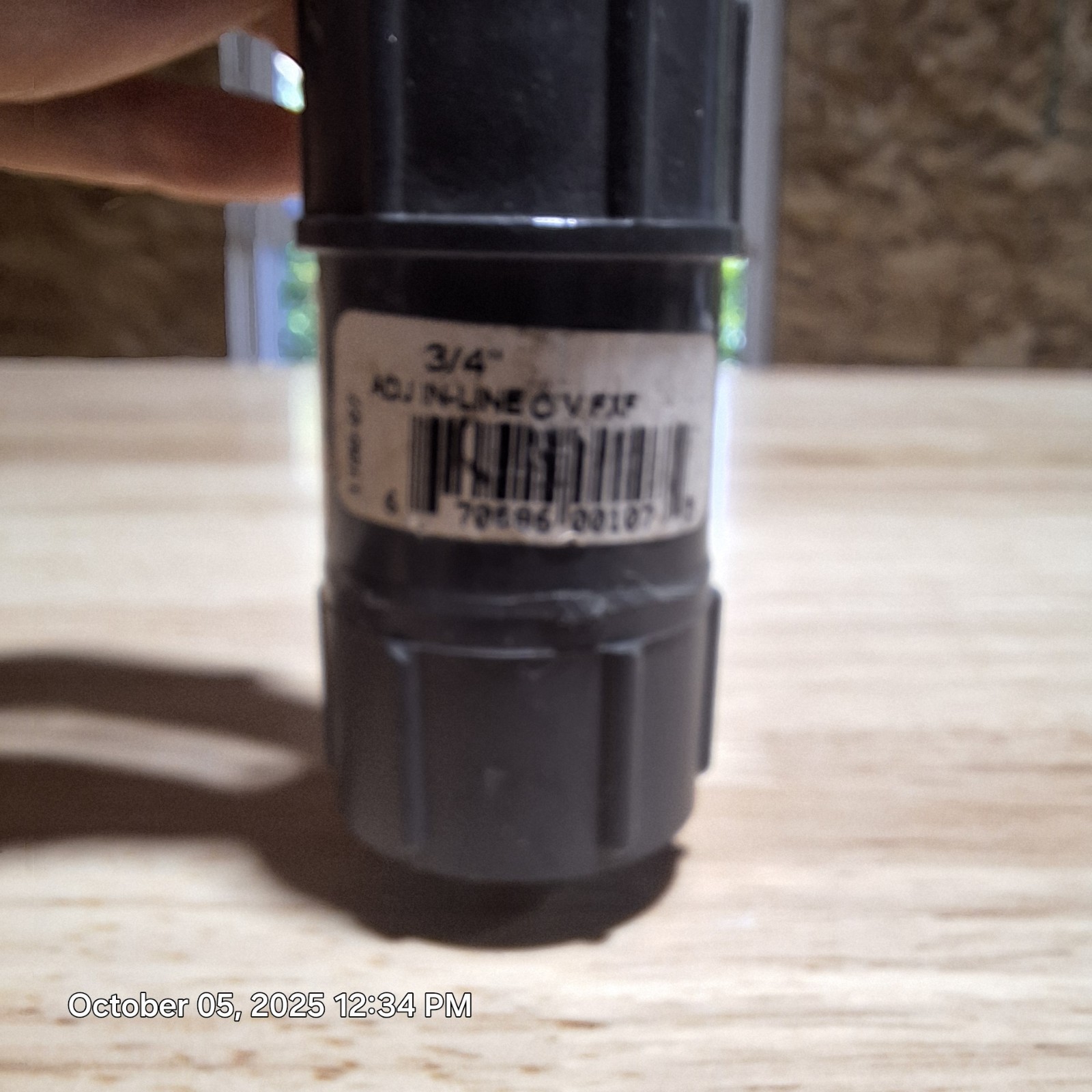 FLO CONTROL 3/4″ PVC FEMALE THREADED ADJUSTABLE CHECK ANTI-SIPHON VALVE 1100-07