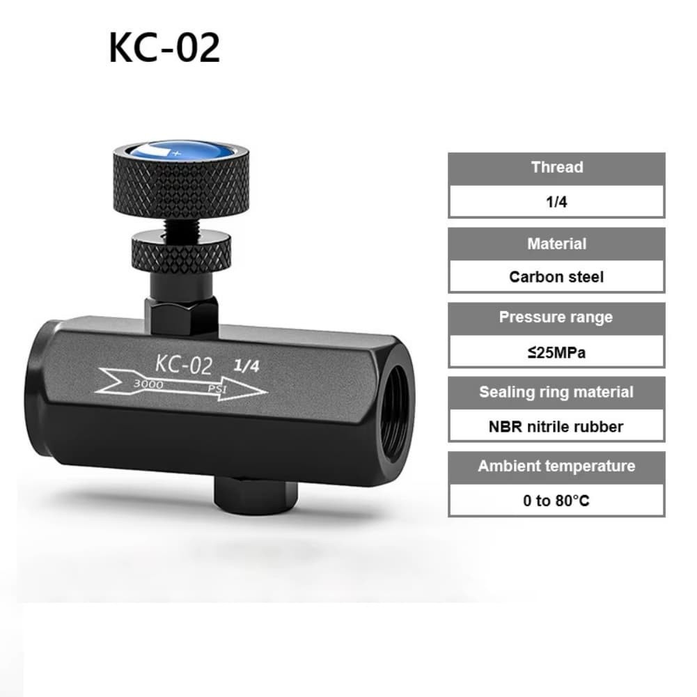 Hydraulic One Way Flow Control Valve Carbon Steel 3000 PSI for Water Oil