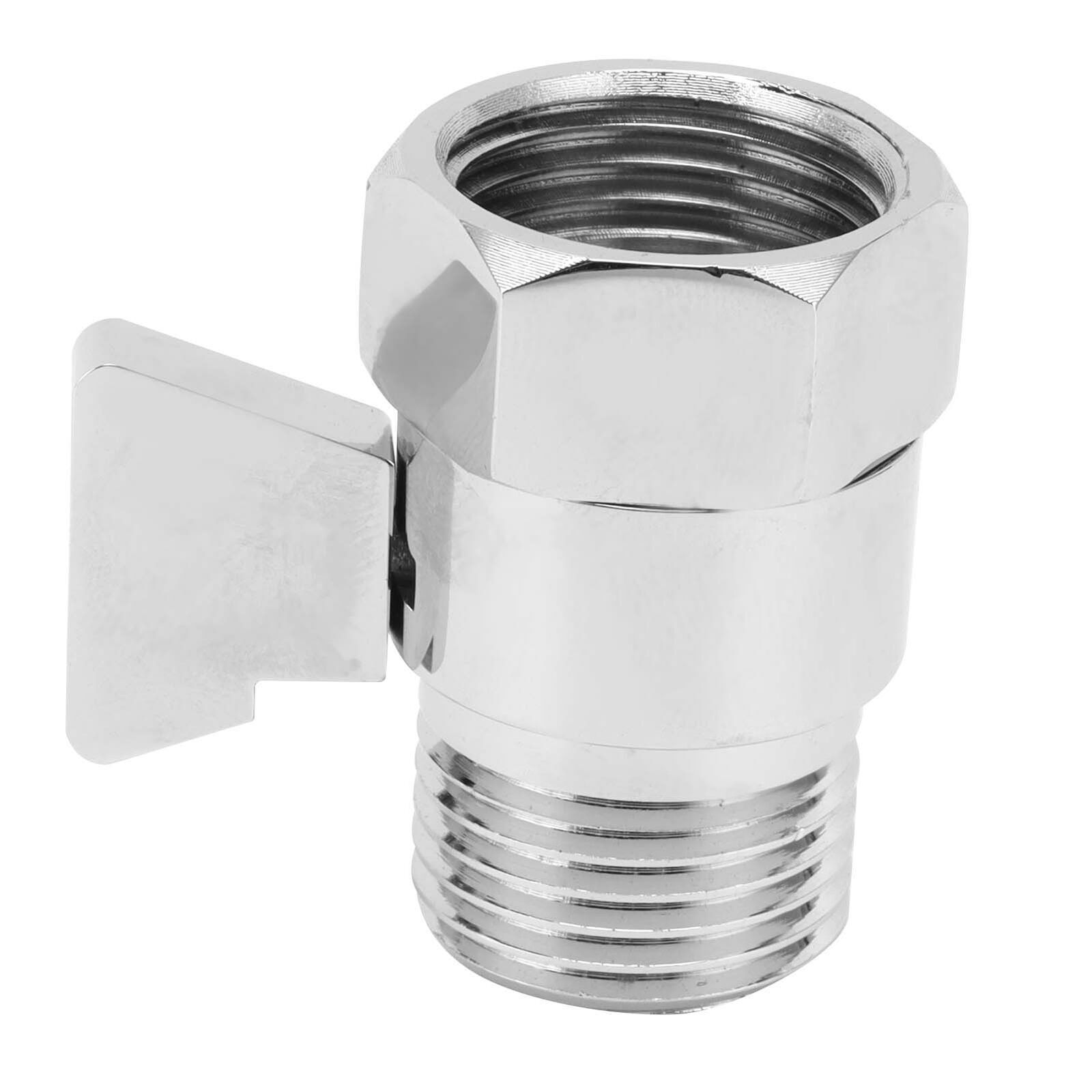 Solid Brass Shower Head Shut OFF Water Flow Control Valve G-1/2. US Seller, Fast
