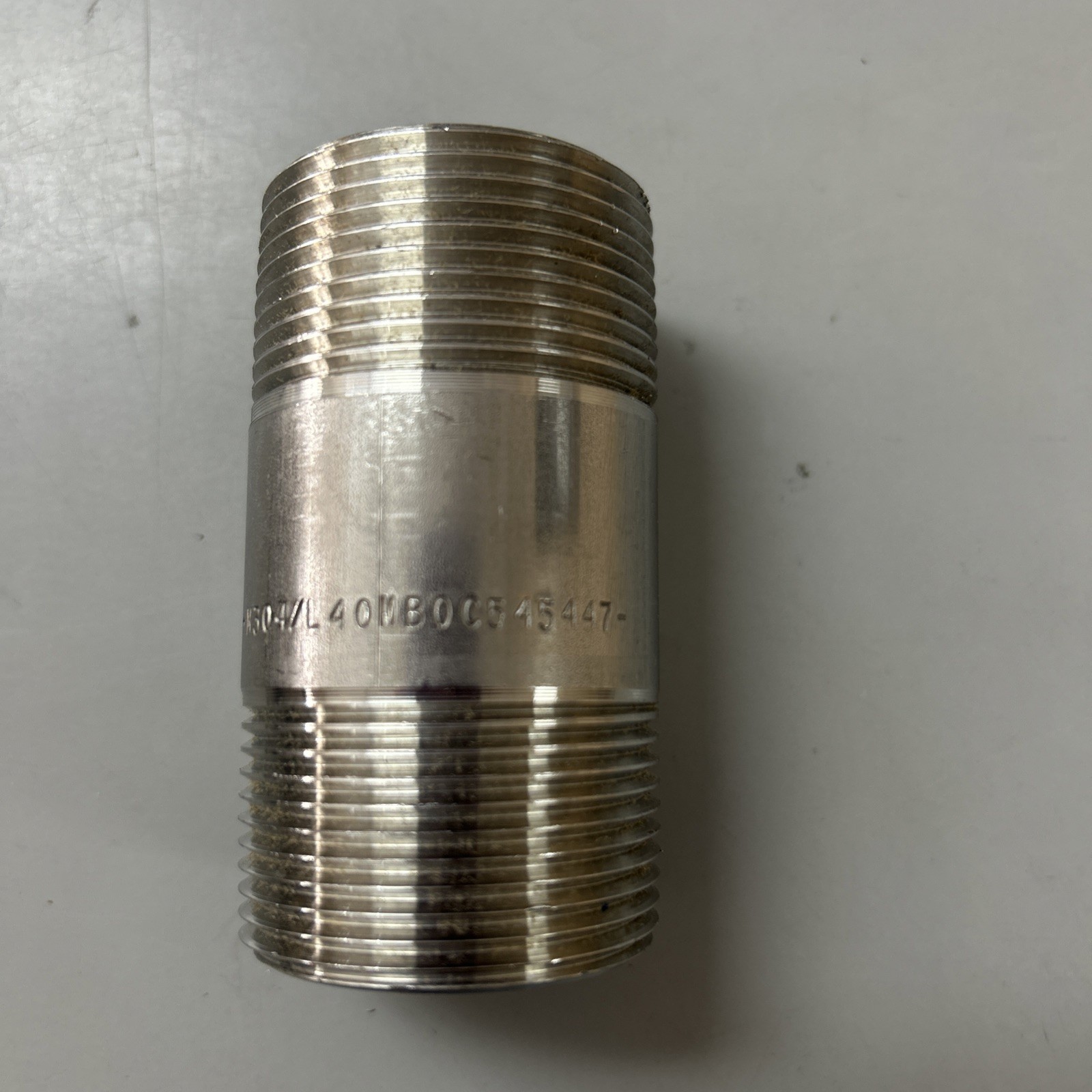 Merit Brass 1-1/4″ X 3″ 304 Stainless Steel Pipe Nipple