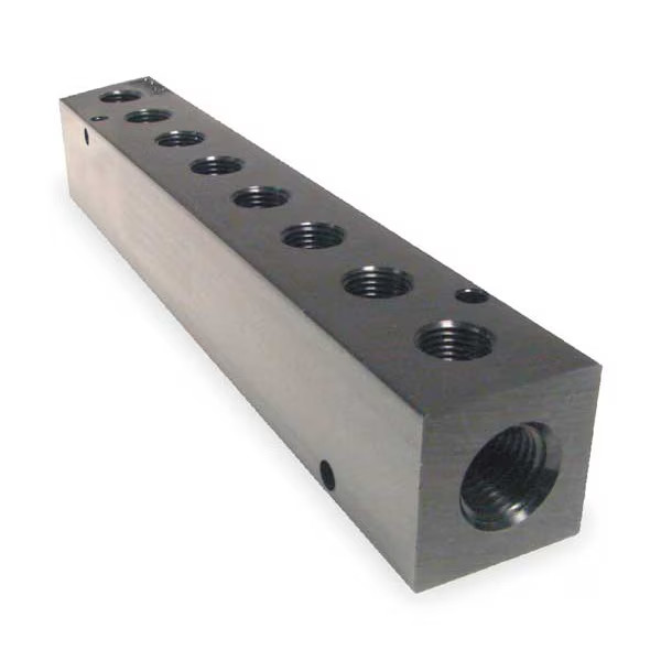 Pneumadyne Pipe Manifold Fitting, Aluminum, 3/8 in M20-250-8 Pneumadyne