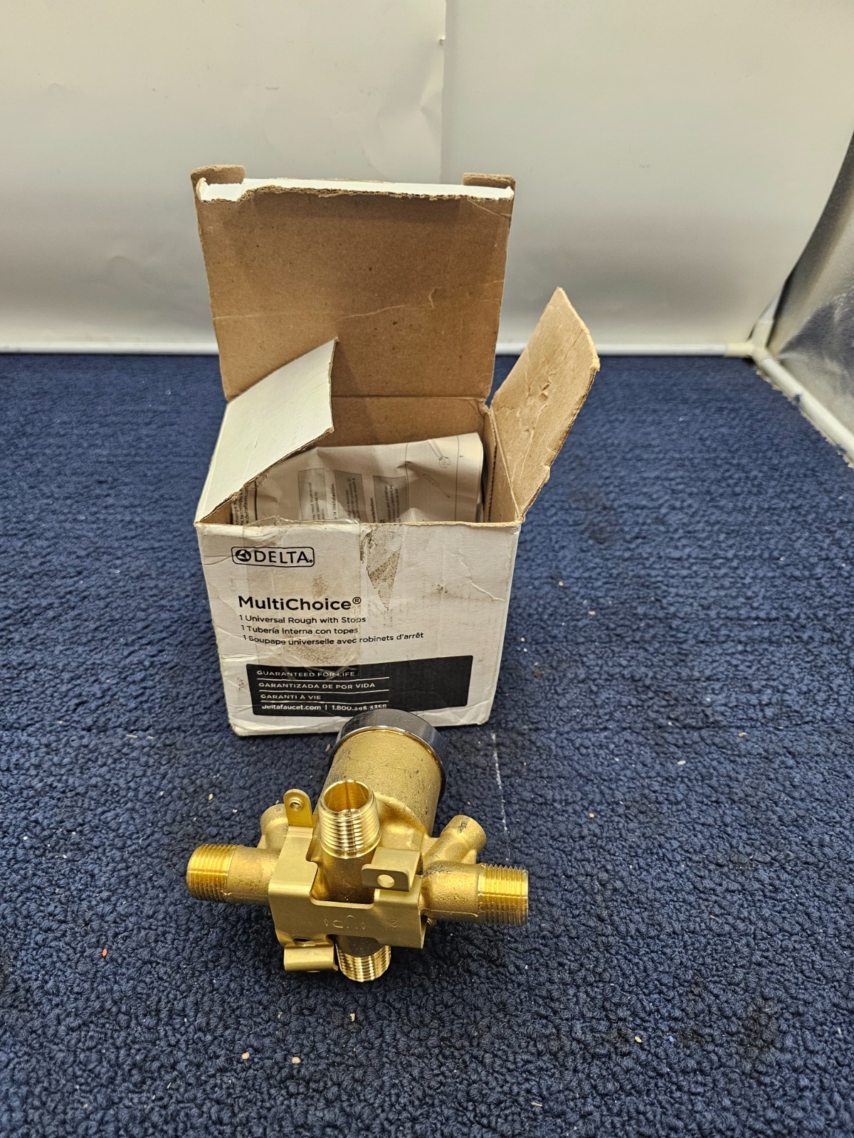 Delta Faucet R10000-UNWS Universal Multi Choice Rough-In Valve Body w/ Stops