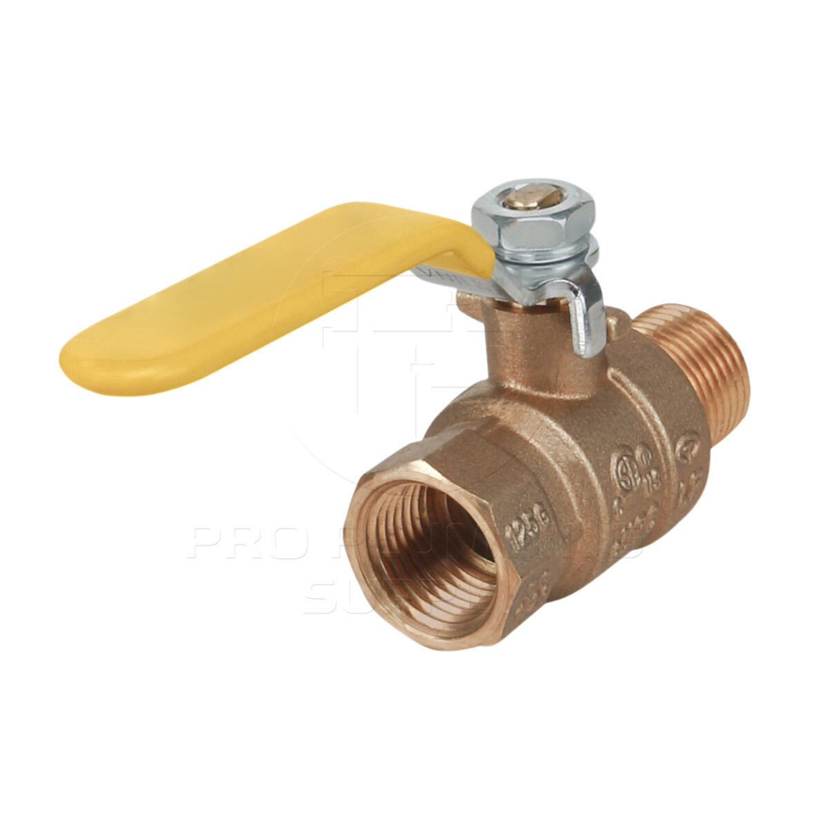 Midline Valve Brass Full Port Ball Valve, with FIP x MIP Joints