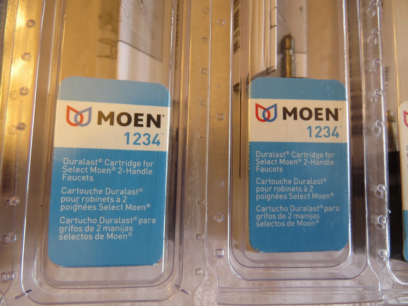 BRAND NEW MOEN CARTRIDGE LOT (15)PCS. 1212, 1213, 1222, 1224, 1234, 1255 & T161