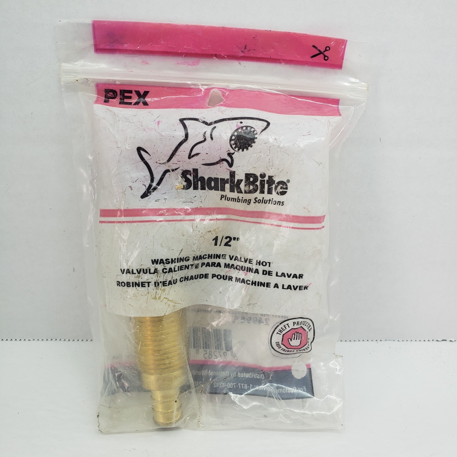 PEX Sharkbite Washing Machine Valve Hot 1/2″ #24998A
