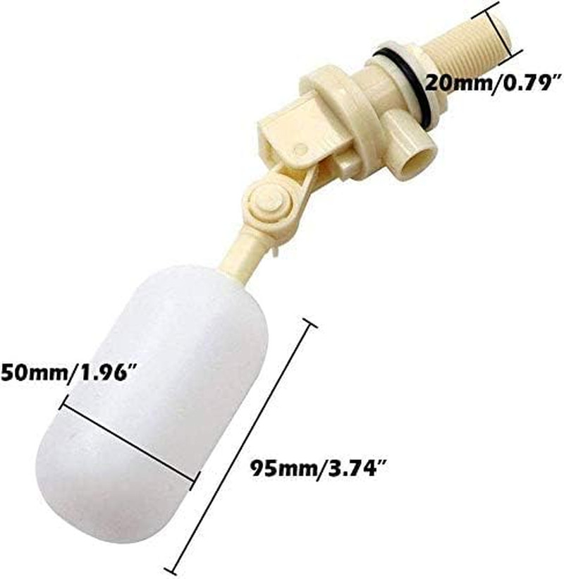 2 Pack Float Valve Stable Water Automatic Pet Water Dispenser Shut off 1/2″ Auto