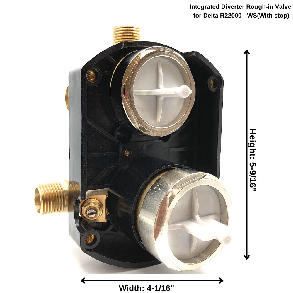 Integrated Diverter Rough in Valve for Delta R22000 – WS (With Stop)