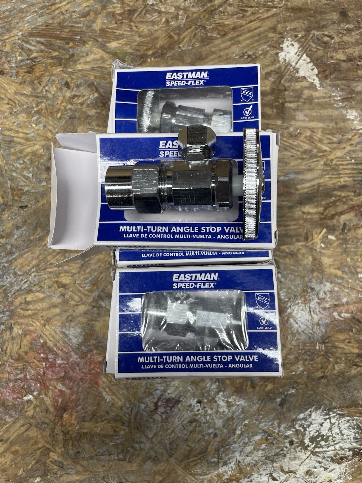 Eastman Multi-Turn Angle Stop Valve 1/2” Nom. CPVC X 3/8” OD