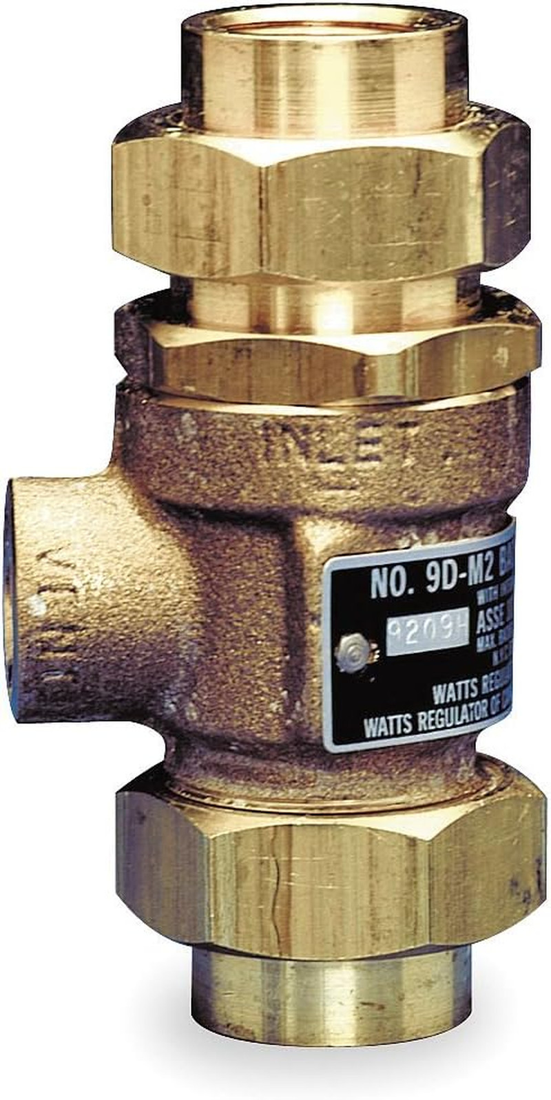 Watts Brass & Tubular #9D-M3 1/2 1/2″ Backflow Preventer
