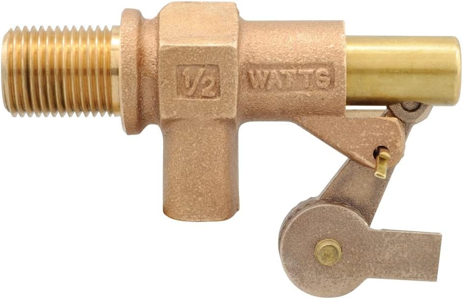 500 Series 1/2 Bronze Heavy Duty Float Valve, Female NPT Threaded Inlet, Tank Wa