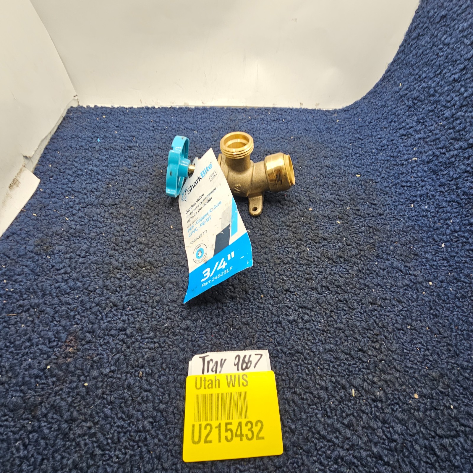 SharkBite 24623LF: 3/4 in. x 3/4 in. MHT Multi-Turn Shut-Off Garden Valve
