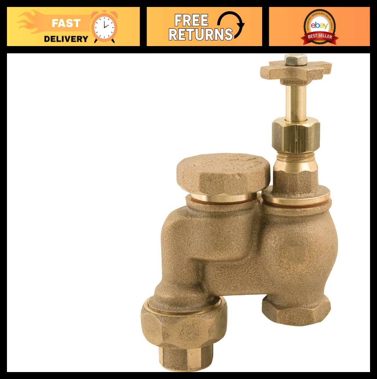 3/4″ Brass Anti-Siphon Valve for Irrigation, Garden, and Plumbing Systems