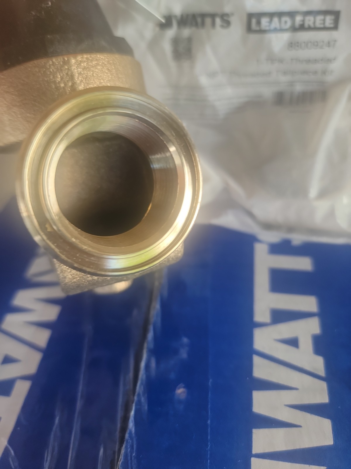 Watts In-Line Water Pressure Reducing Valve (Female, Brass, Lead Free)