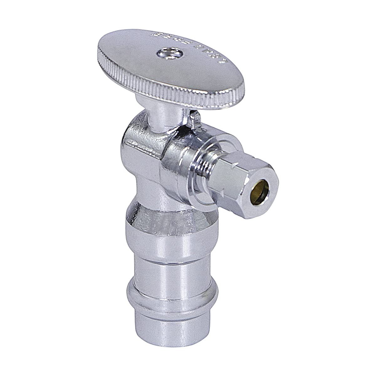 92325QSNLQ 1/4 Turn Press Angle Stop Valve 1/2 Press x 1/4 Inch OD Brass