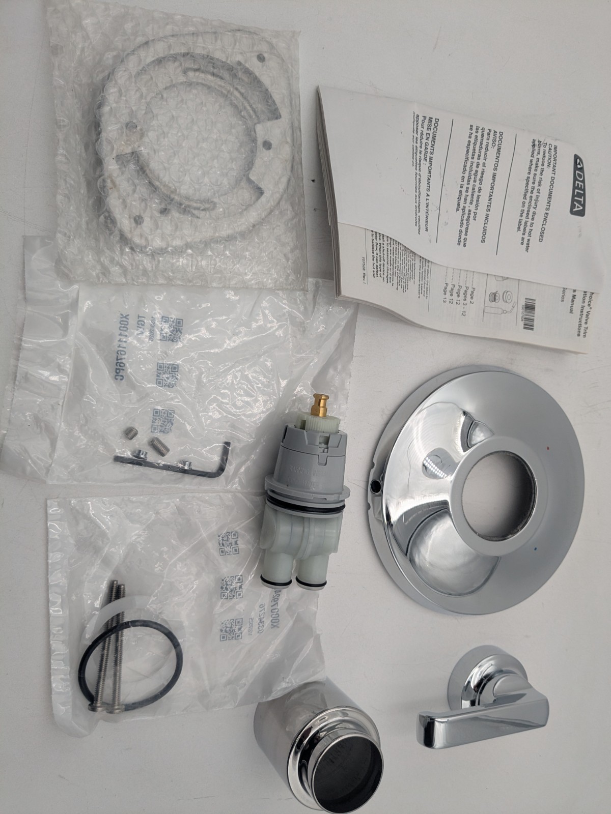 Delta Tetra Monitor Pressure Balanced Valve Trim T14089-PR Lumicoat Chrome