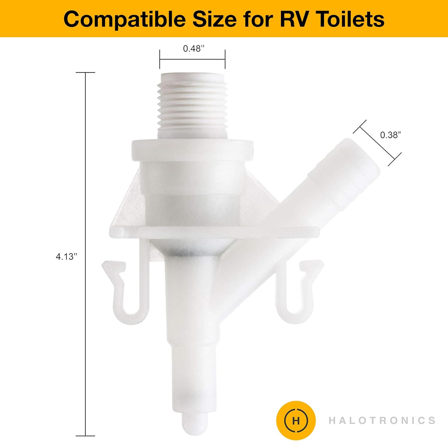 RV Toilet Water Valve Kit for Dometic Sealand 300 310 320 Pedal Flush