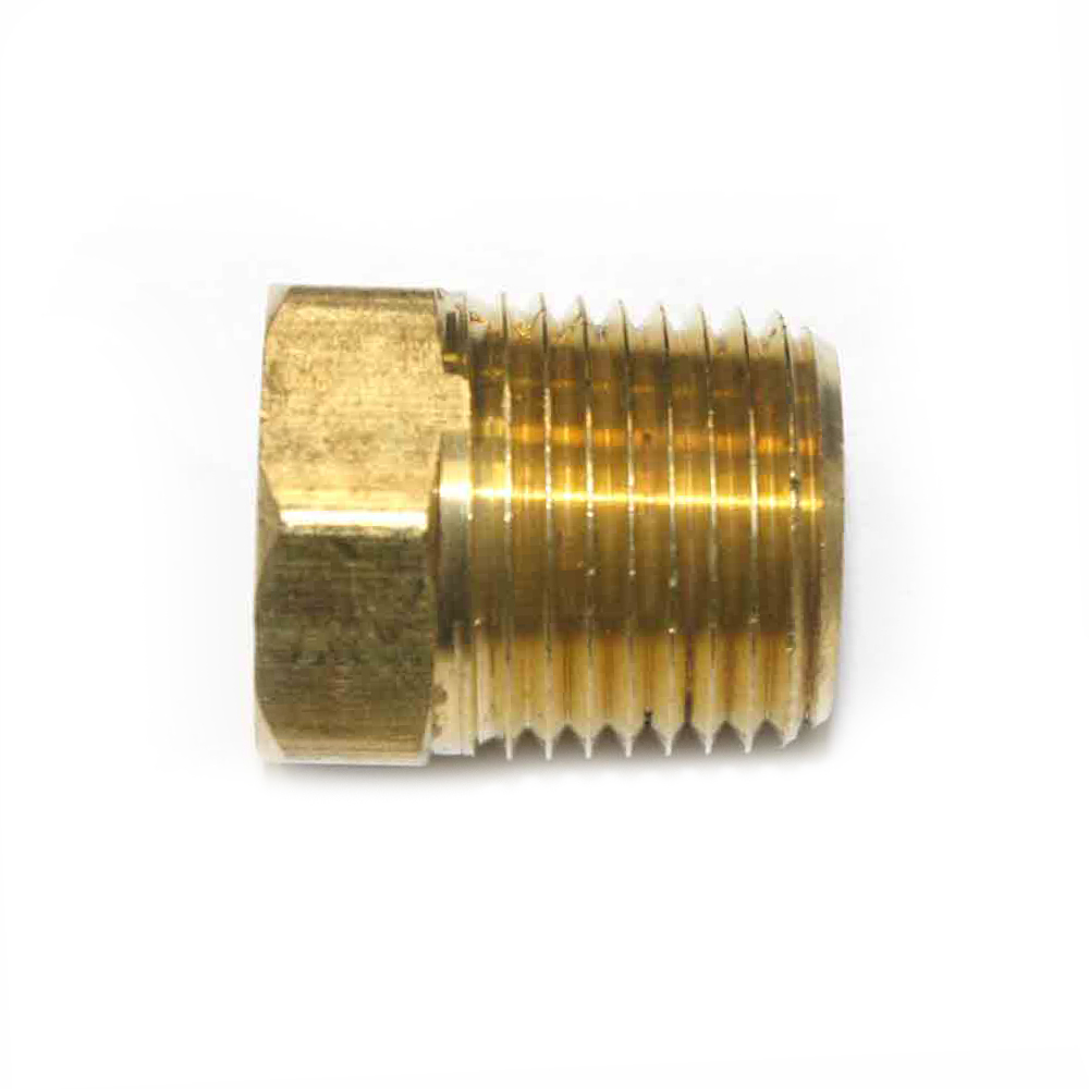 1/2″ NPT Male x 3/8″ NPT Female Brass Hex Bushing – FB806