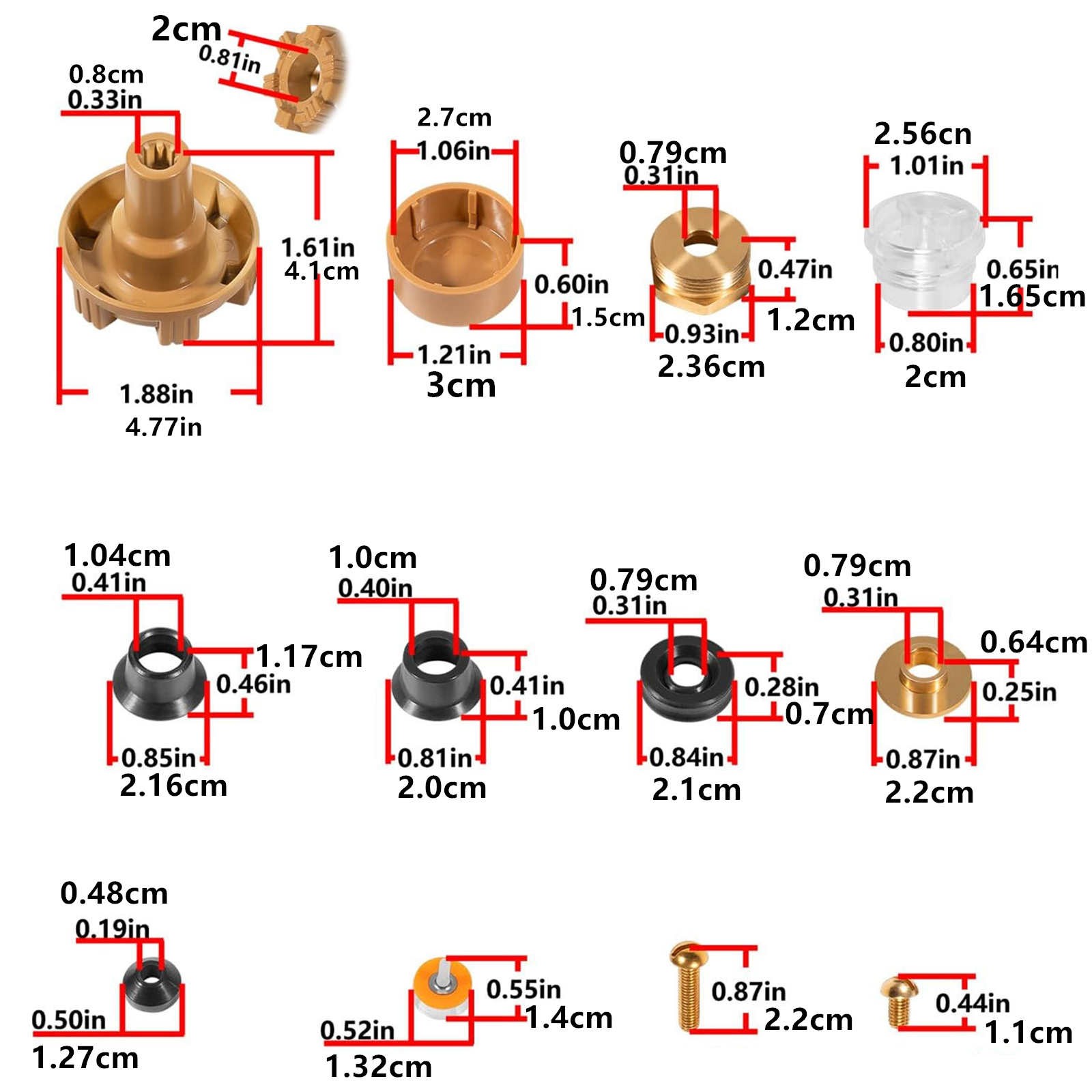 Model 17 Outdoor Spigot Repair Kit RK-17MH Metal Handle Replacement for Woodford