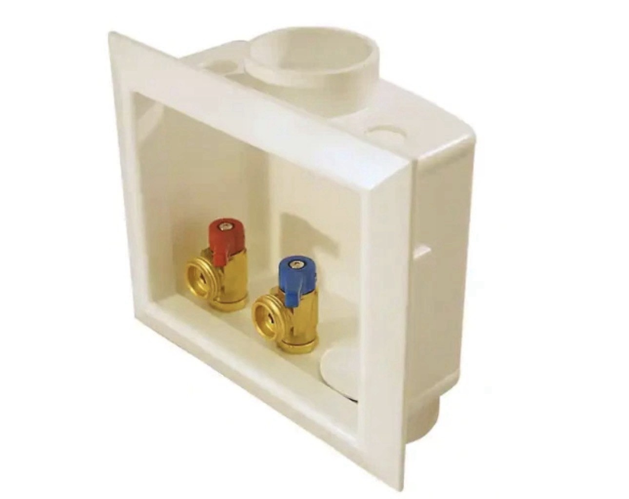 Tectite 1/2in Brass Push-to-Connect x 3/4in MHT Washing Machine Outlet Box