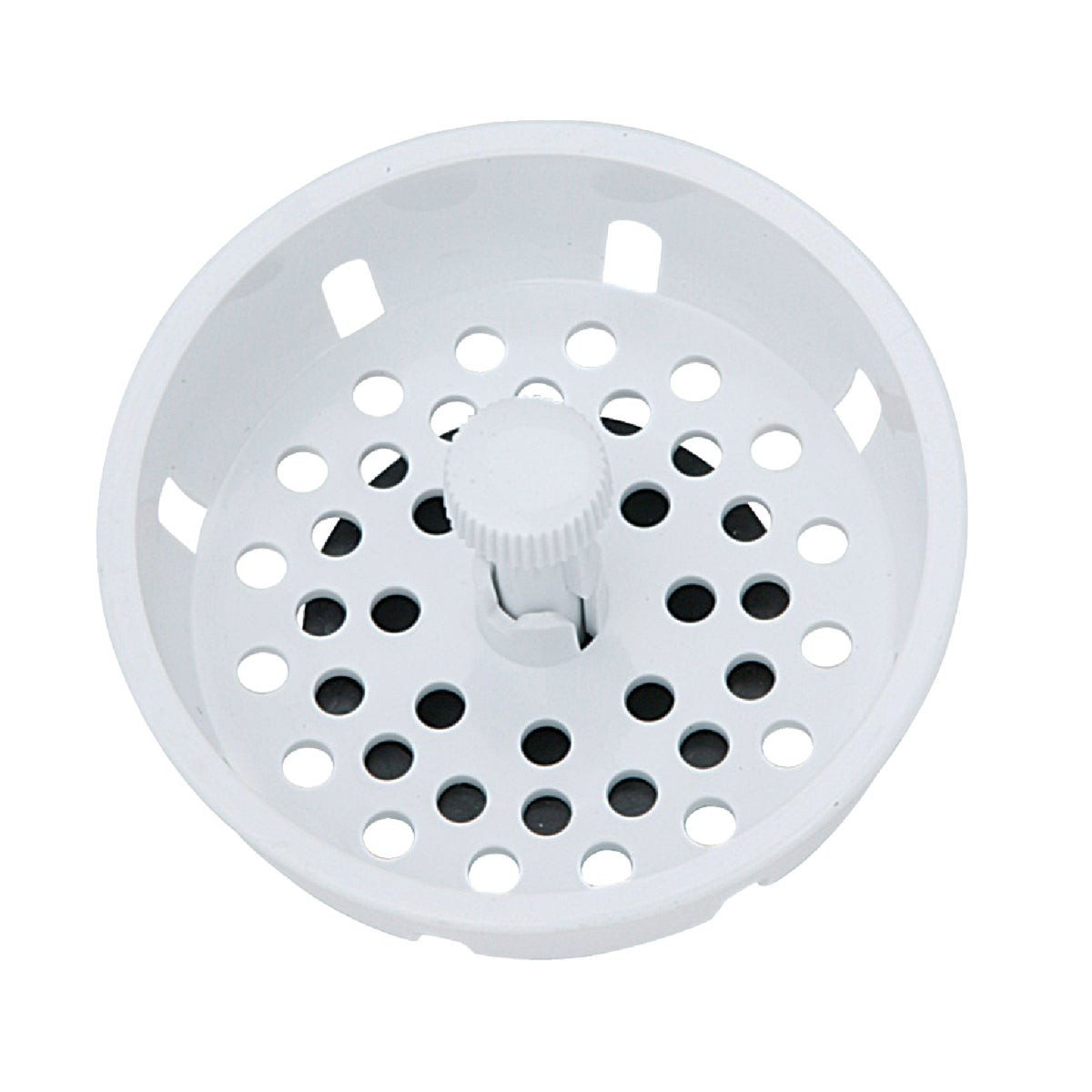 Keeney 3-1/2 In. White Basket Strainer Stopper K2082026 Keeney K2082026 3-1/2