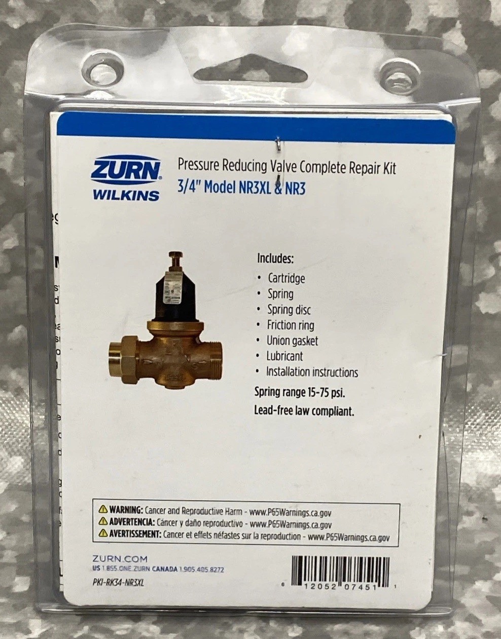 Zurn Wilkins RK34-NR3XL & MR3 Repair Kit