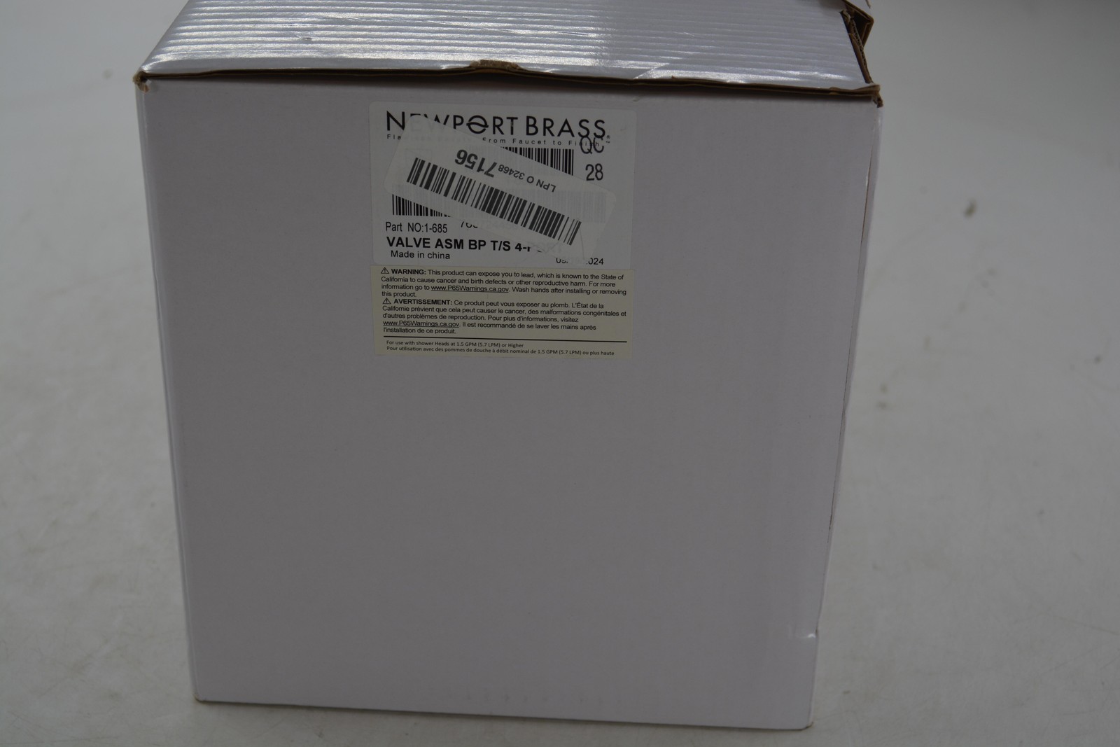Newport Brass 1-685 Shower Mixing Valve ASM BP T/S Brass 0.5-1.0 In Inlet Tee