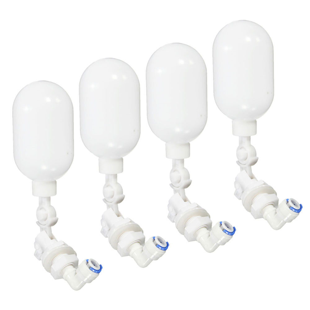4 Pack Water Float Automatic Shut Off Valve Quick connctor Tank Overfill Stop.