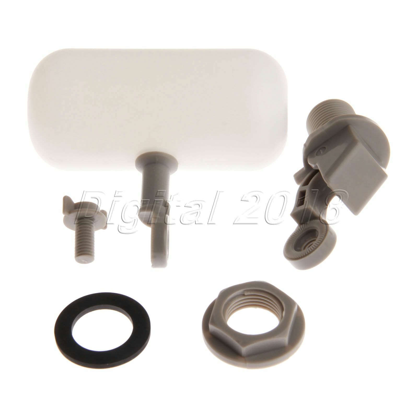 1 x Adjustable Plastic Float Ball Valve 1/2″ Tank Pond Flush Water Level Control