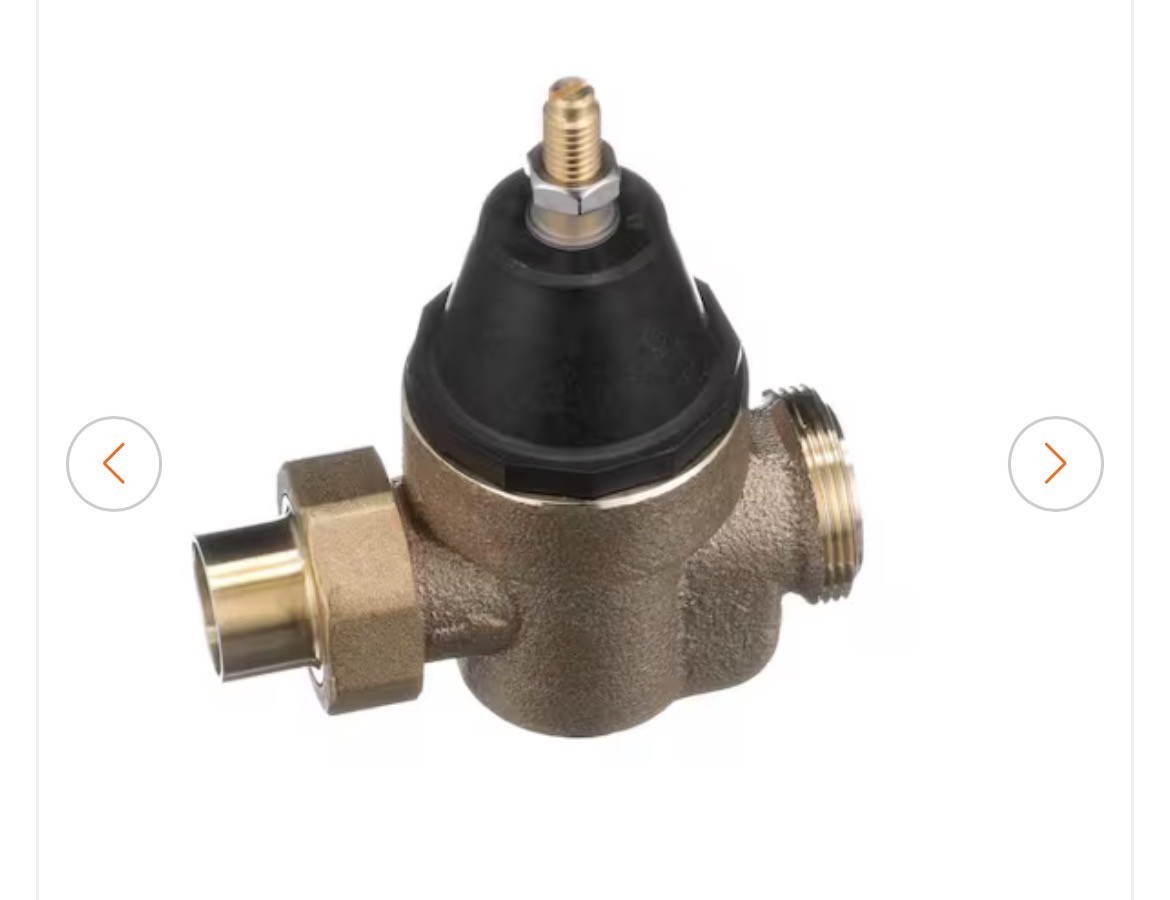 Watts 1 in. Lead-Free Brass FPT x FPT Water Pressure Reducing Valve LFN45BUM1