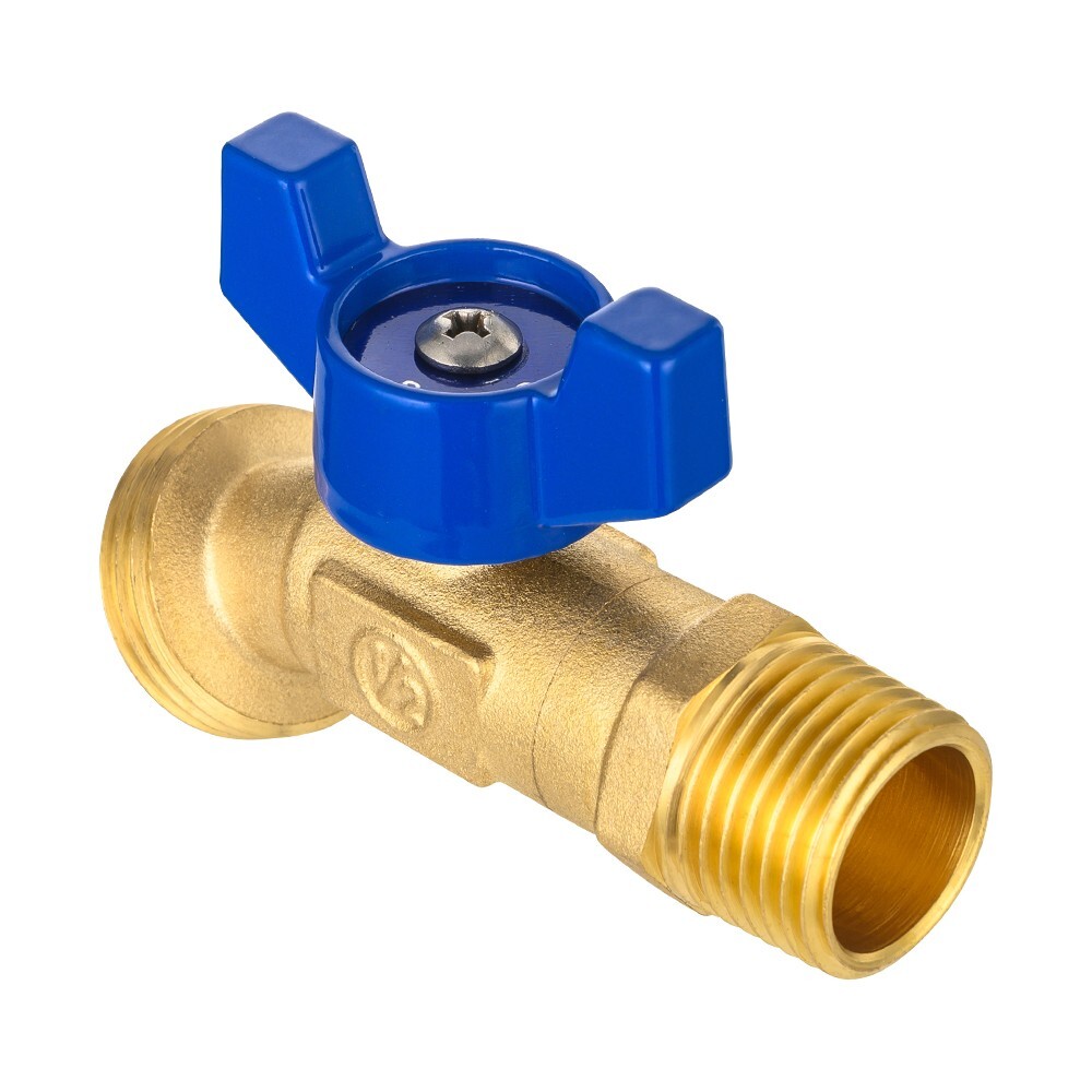 5 PCS EFIELD 1/4Turn Spigot ,Outdoor Brass Valve 1/2″ Male NPT Inlet x3/4″ MHT