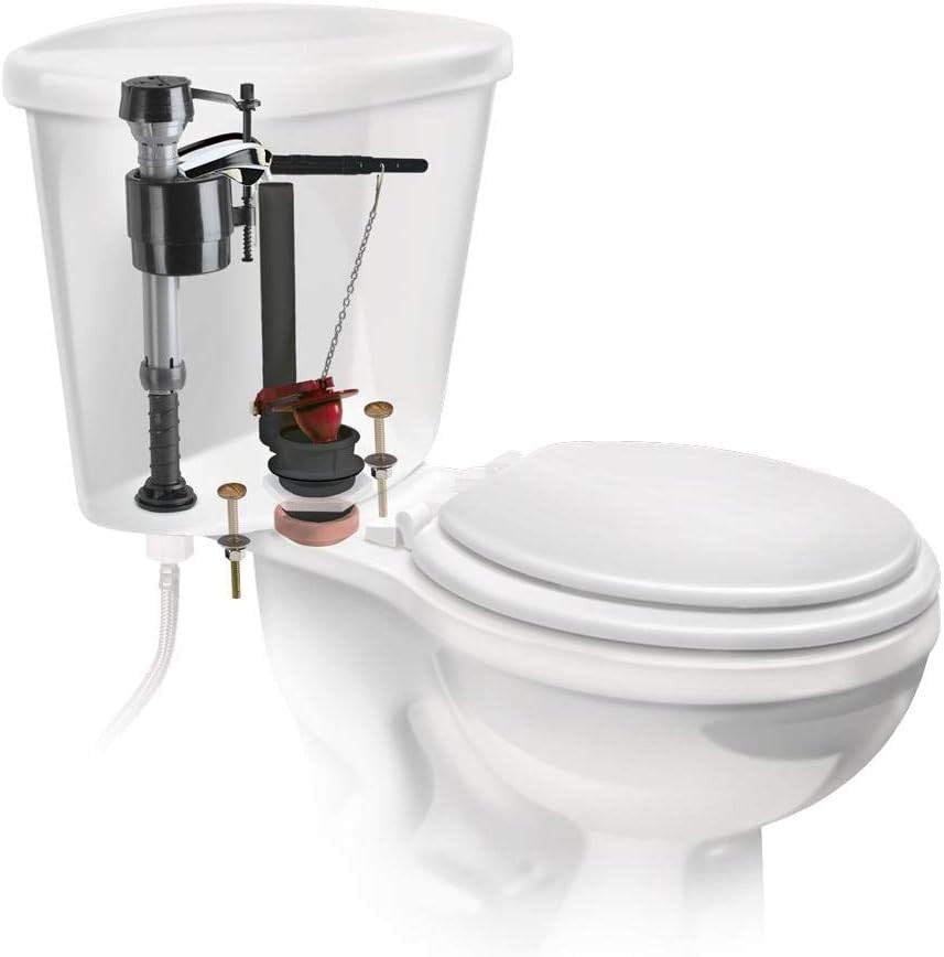 Fluidmaster 400AKRP10 Universal Toilet Repair Kit 2 Inch Flush Valve