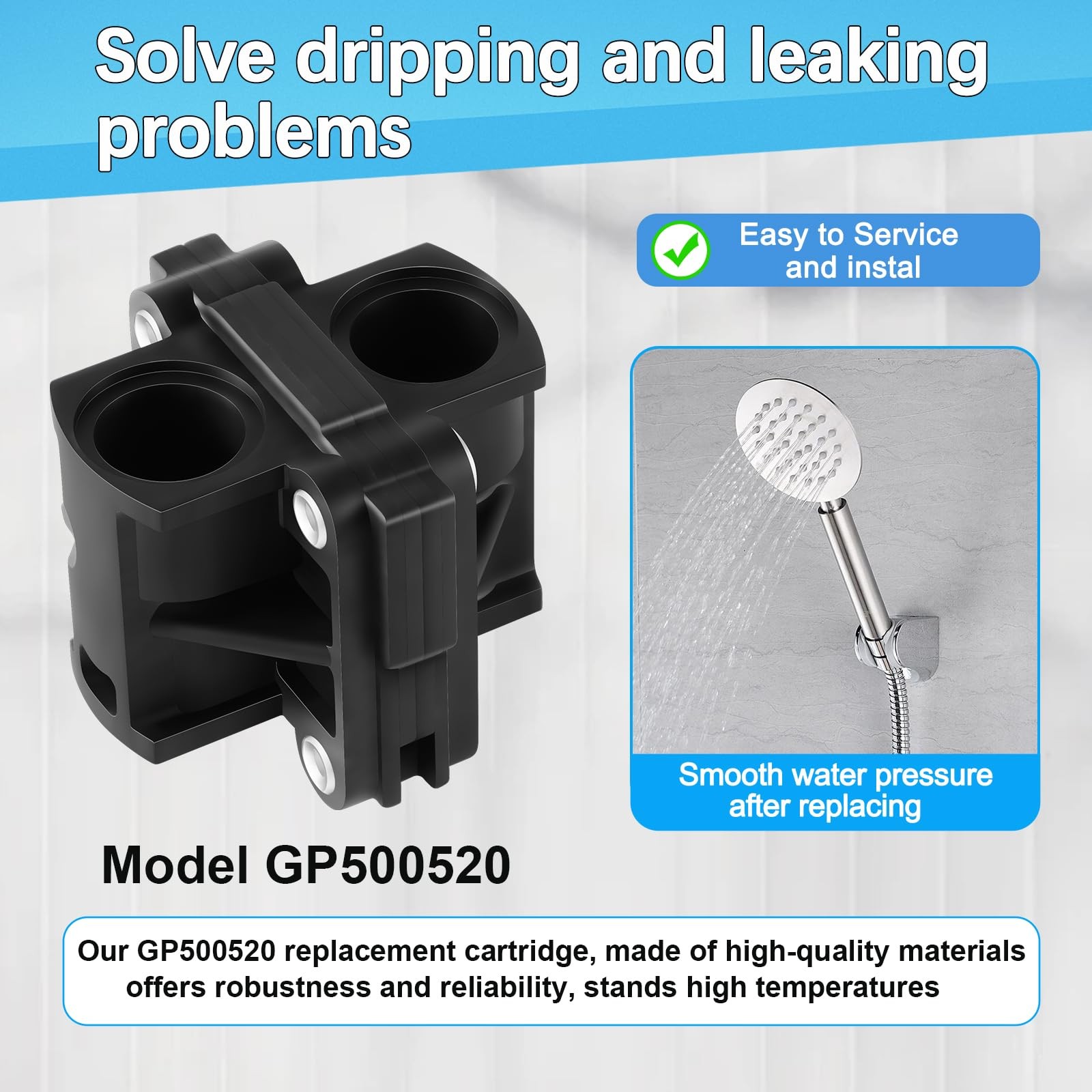 2 Pack GP500520 Pressure Balancing Unit Cartridge, Compatible with Kohler
